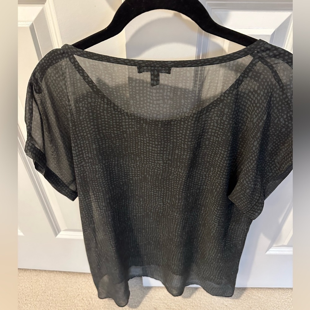 Eileen Fisher sheer tunic